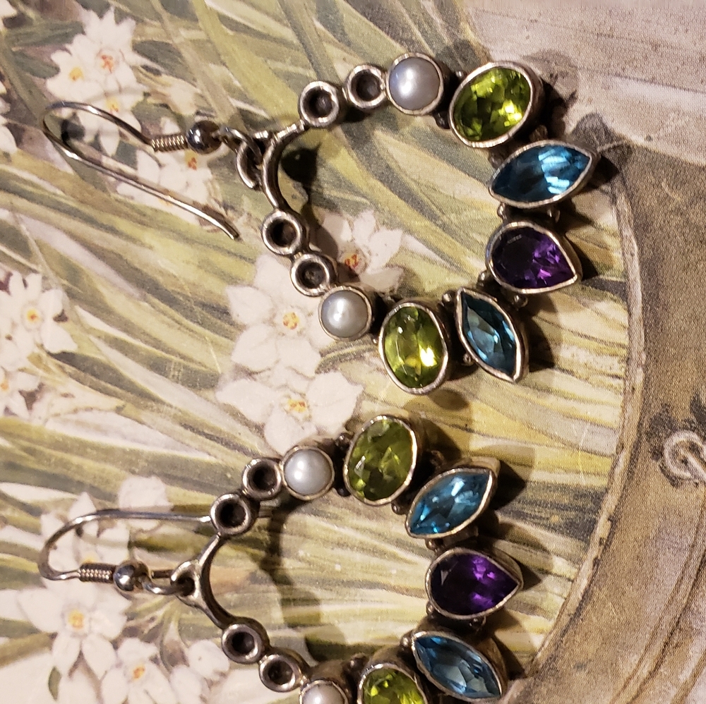Silver earrings - Picture 2 of 5